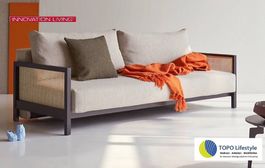 Narvi Innovation Sofa/Bed mit Armlehne 140 x 200 cm, Neu