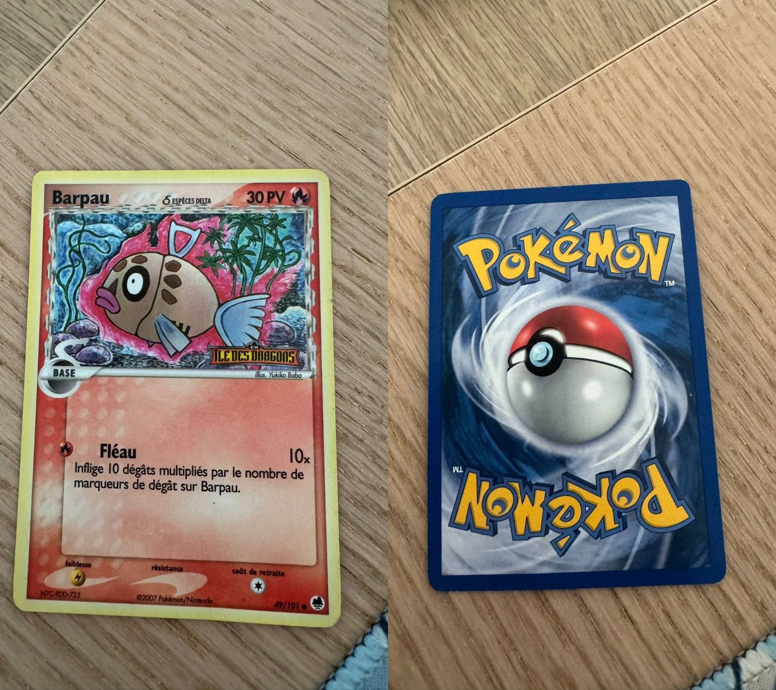 Pokémon Carte collezionabili: Barpau 49/101 holo, stamp – Usato da Chavannes-Renens venduto da skywalker1942