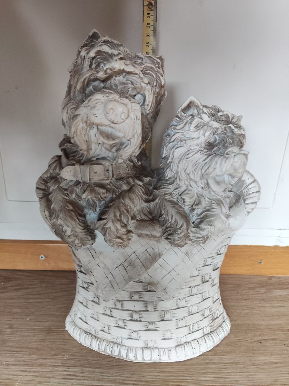 Statuette: Hunde im Korb als Topf – Nuovo (secondo la descrizione) da Gränichen venduto da dani065 3