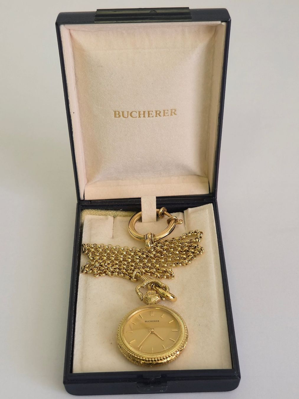 Bucherer Uhren: Bucherer Anhängeruhr Swiss Made mit Box – Gebraucht aus Dietlikon von sop_qr7v 7