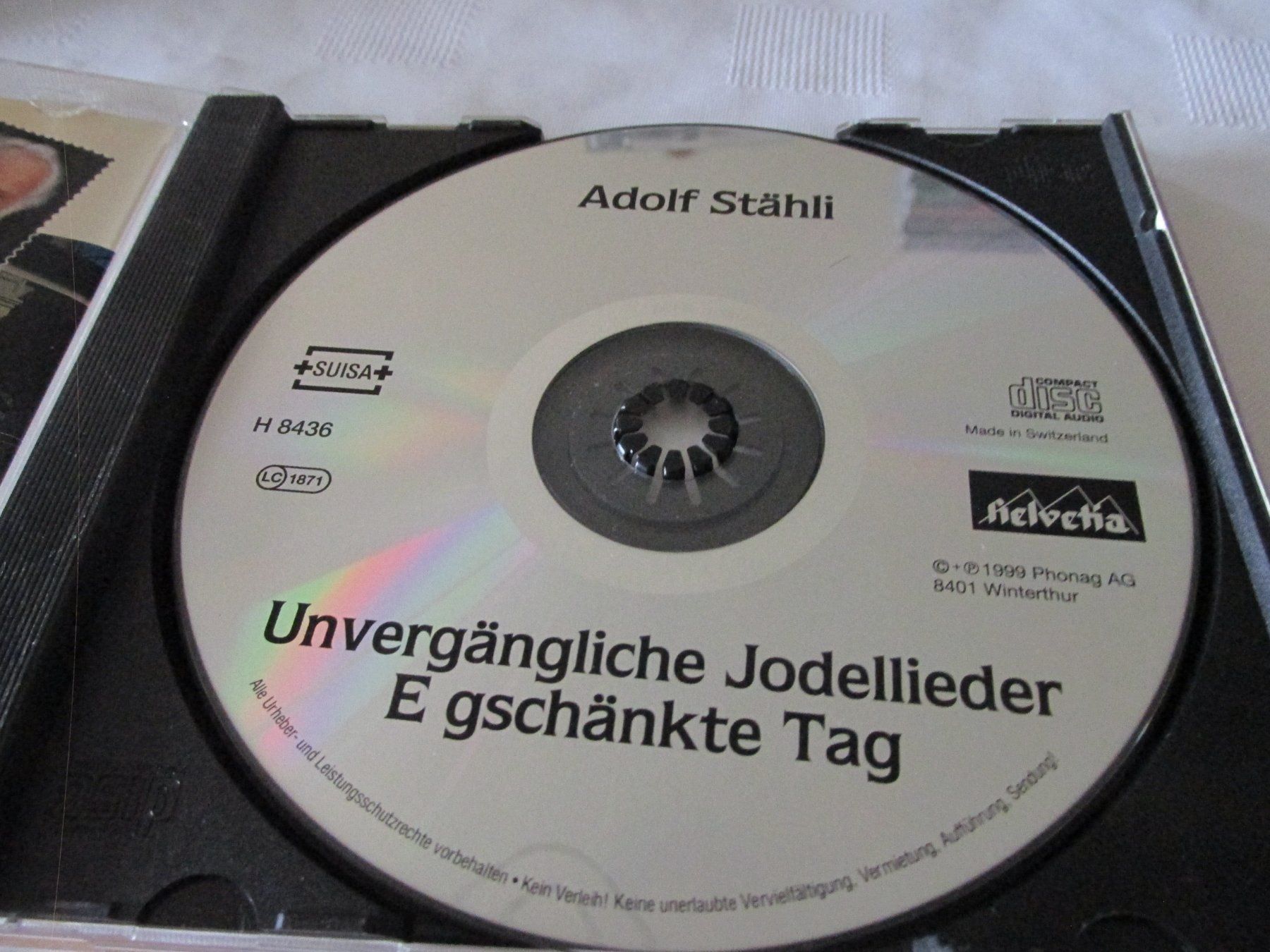 CD: Adolf Stähli: E gschänkte Tag Unvergängl – Usato da Brittnau venduto da Zibu 1