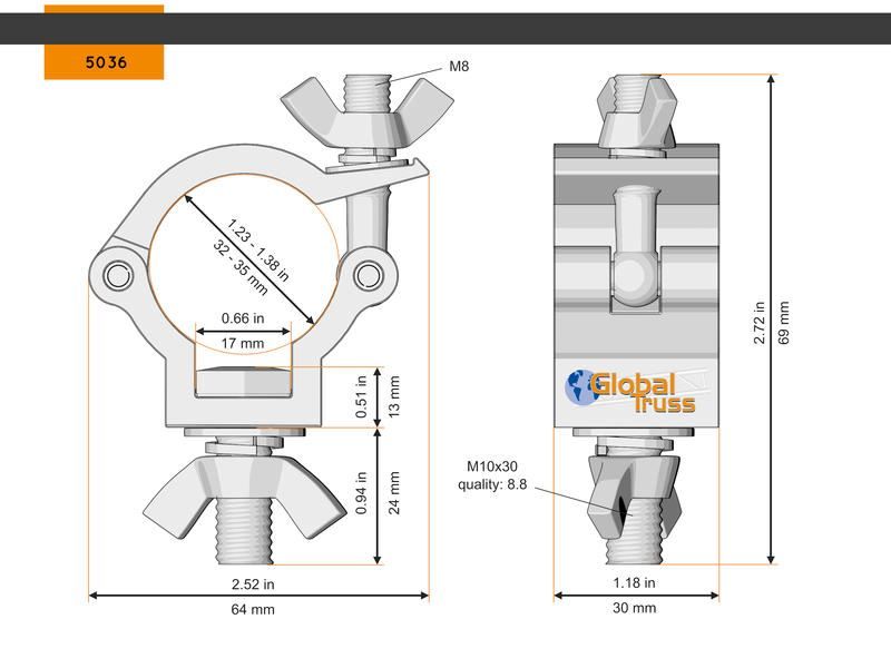 Truss: GLOBAL TRUSS Half Coupler Small 32-35/30/75kg – Neu und originalverpackt aus Däniken SO von Profog1 1