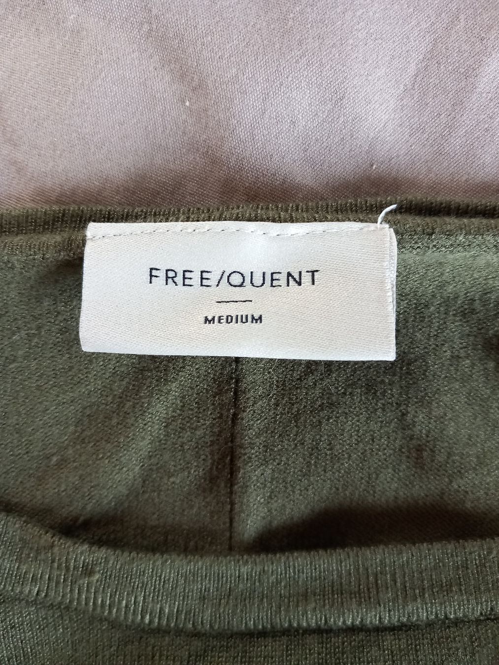 Pullover & Sweatshirts: Pull vert kaki en viscose FREE QUENT – Gebraucht aus Faoug von per_kp6r 2