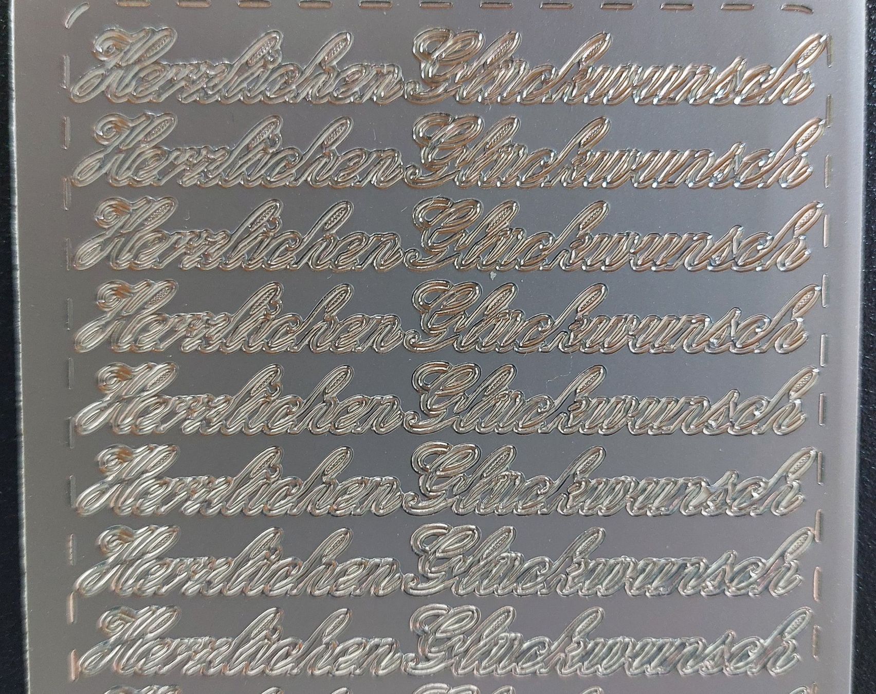 Aufkleber: Glückwunsch Aufkleber Silber oder Gold / Neupreis Fr. 2.50 – Neu und originalverpackt aus Zollikofen von Blackie 4