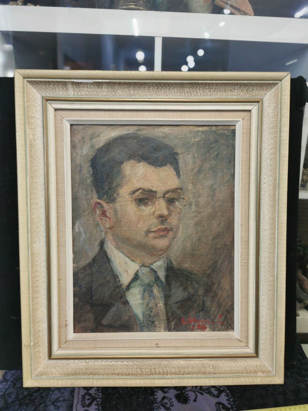 Dipinti: PORTRAIT HUILE SUR PANNEAU SIGNÉE ET DATÉE – Usato da Genève venduto da Qanil77