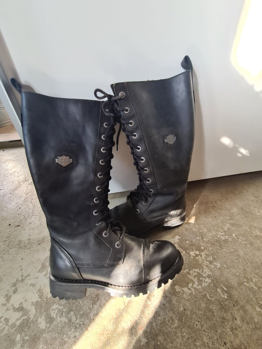 Harley-Davidson Scarpe da uomo: Harley-Davidson Lederstiefel, Gr. 41 – Usato da Reute AR venduto da angelflower 4