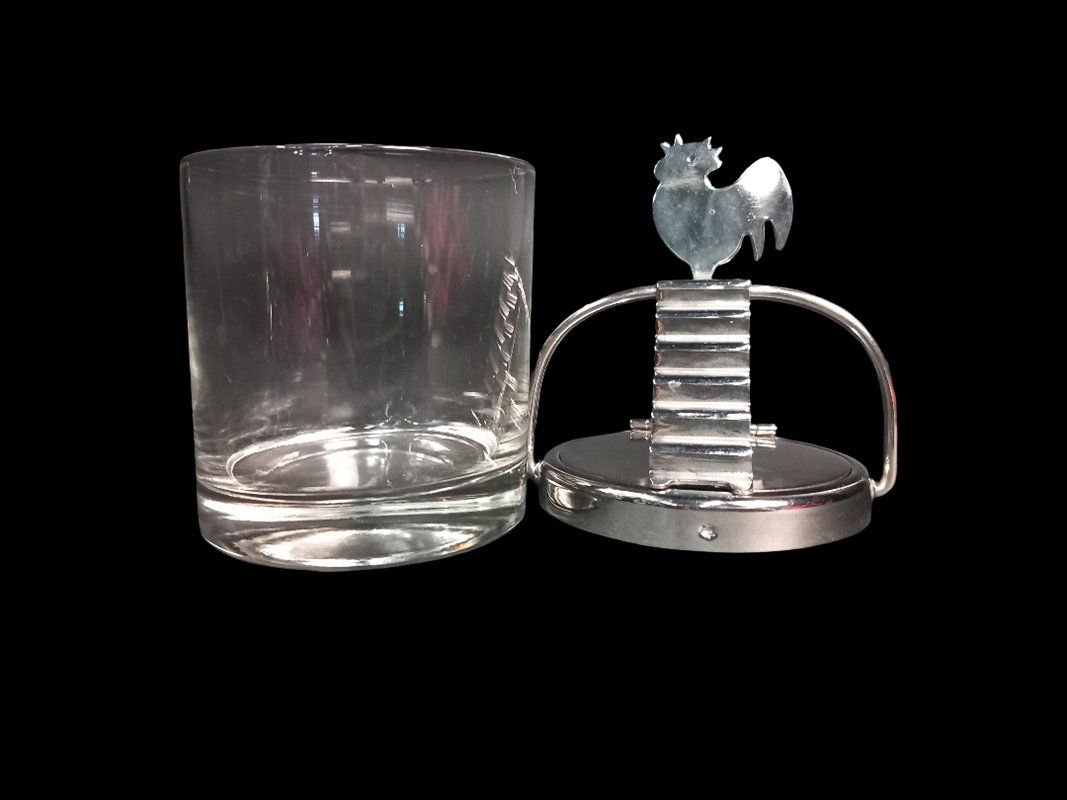 Zuckerdosen: Glasbehälter mit Deckel "Huhn" – Gebraucht aus Hünenberg von Restwert_Zug 5