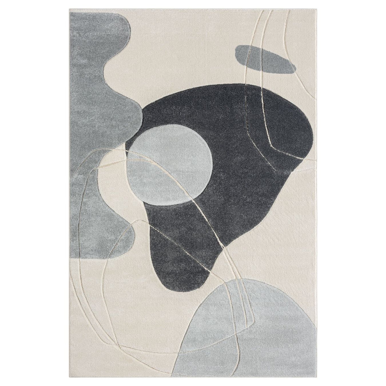 Tappeti: Teppich Bonito 7158 Grau, 160x230 cm – Nuovo e nell'imballaggio originale da Reinach AG venduto da carpethouse 1