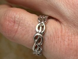 Silberring Keltic 925, (51/52/53/54) Flechtmuster