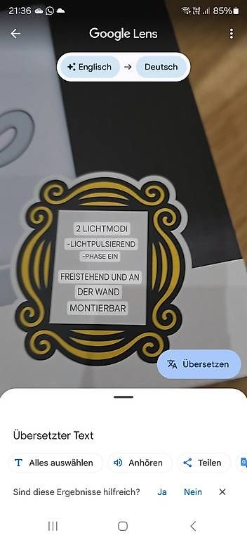 Lampade: Lampe aus der Serie FRIENDS CENTRAL PERK  – Usato da Buchs LU venduto da san_df8f 3