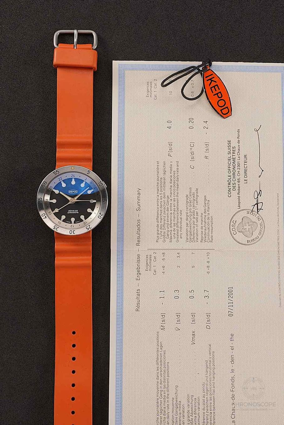 Orologi: IKEPOD Seaslug GMT – Usato da Luzern venduto da ChronoScope6004 7