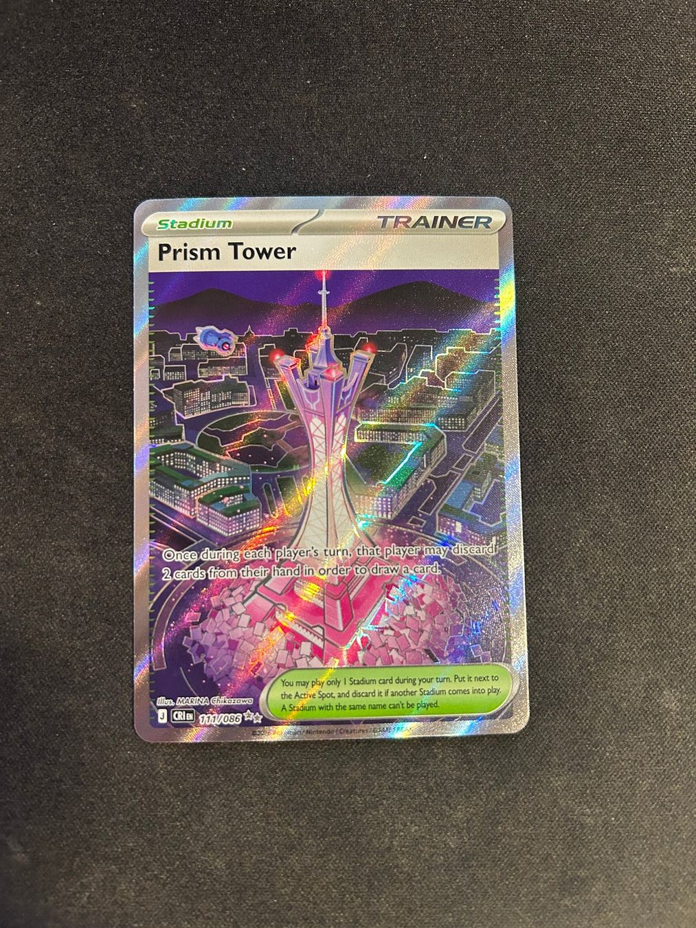 Pokémon Carte collezionabili: Prism Tower 111/086 CRI EN Full Art – Nuovo (secondo la descrizione) da Wetzikon ZH venduto da Swiss_Frog