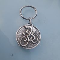 Velo-Fahrer Schlüsselanhänger, tolles Geschenk für Biker!