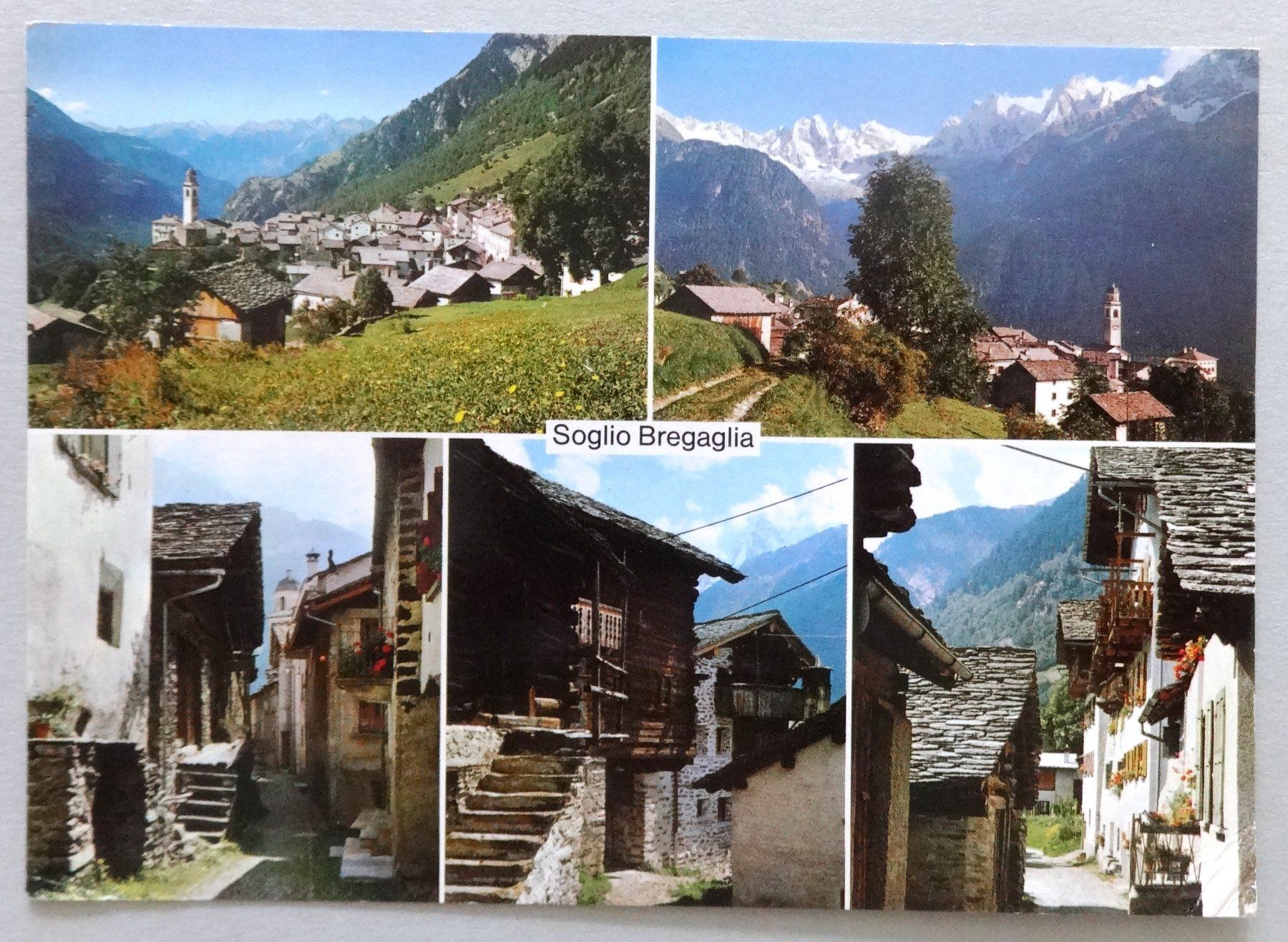 Cartoline postali: Soglio im Bergell 1095 m s.m. – Usato da Fétigny venduto da Billy2miny