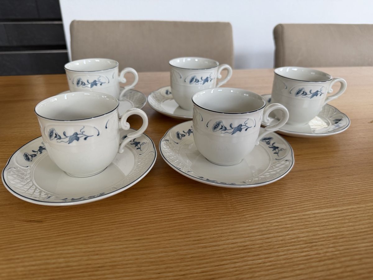 Villeroy & Boch Set di piatti: Villeroy Boch Val Bleu Kaffeeset – Usato da Staufen venduto da Elina08 1
