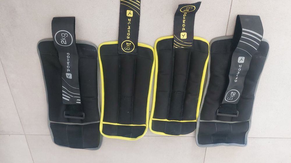 Lot De 2 Poids Amovibles Pour Poignet Et Cheville Pour Homme Et Femme