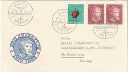 J143-J144 auf Brief mit ET-Sonderstempeln