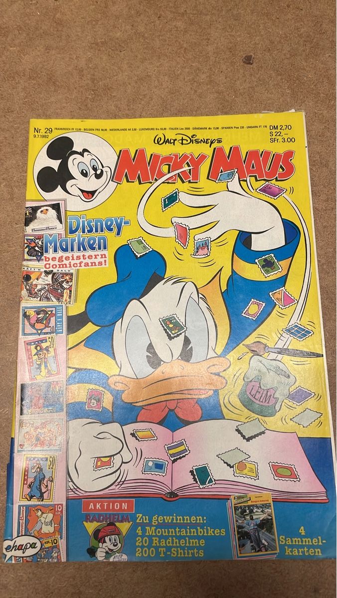 Fumetti: Micky Maus Magazin Nr. 29, 1992 – Usato da Therwil venduto da rubininio