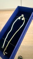 Swarovski Halskette + Ohrringe, Gold