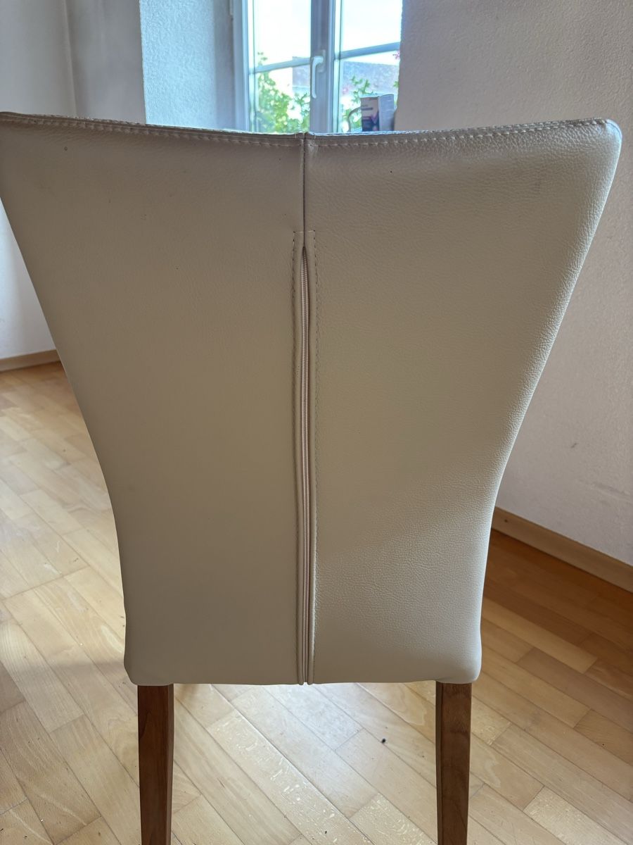Chaises: 6 Esszimmerstühle Leder – D'occasion à Däniken SO par Spaetzle 3
