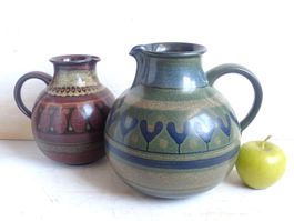 KMK Krug Gerona Wasserkrug Keramik Vintage 70er Kupfermühle
