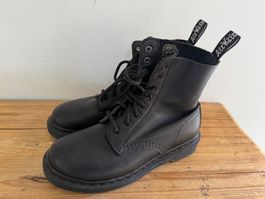 Dr. Martens 1460 Pascal Mono Stiefel schwarz Top Zustand 37