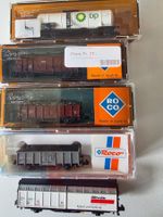 5 Stück verschiedene Güterwagen