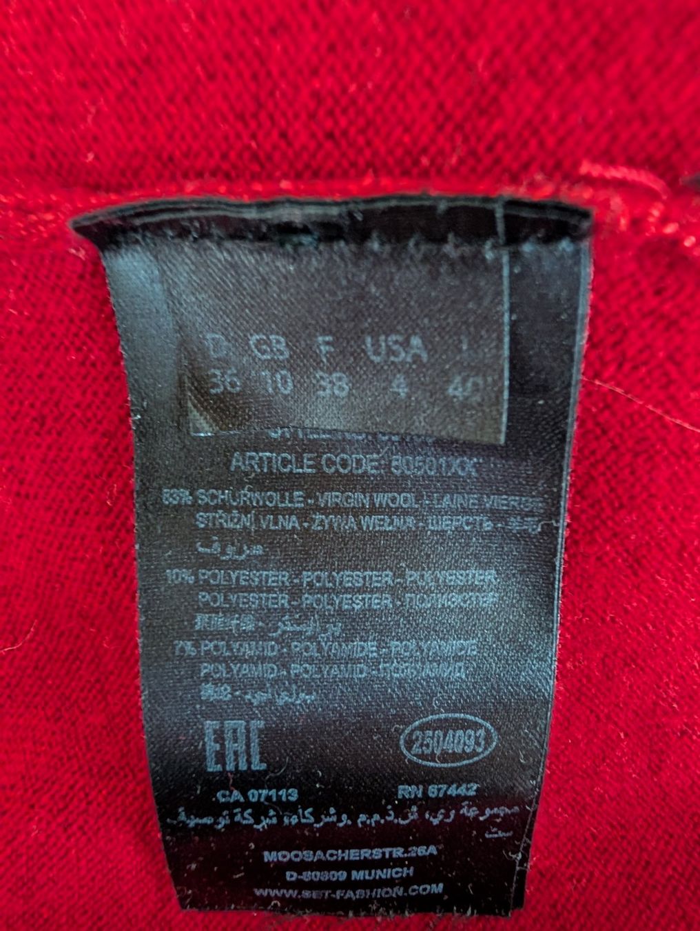 Maglioni & Felpe: SET Oberteil 83% Merino 36 – Usato da Luzern venduto da lal_8z2w 3