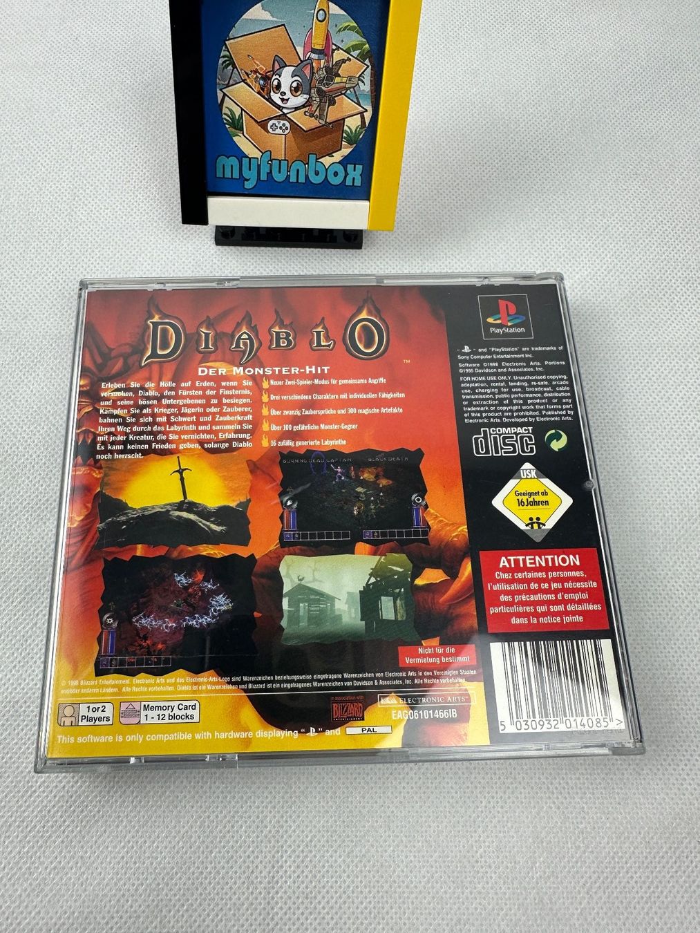 Giochi: Playstation 1 PSX  PS1 Diablo CIB Multilingual – Usato da Kappel SO venduto da MyFunBox 1