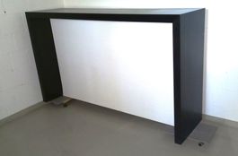 BAR-THEKE mit Rückwand 3D