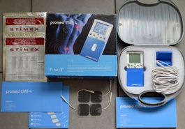 Promed EMT-4 Tens EMS Elektrostimulator électrostimulateur
