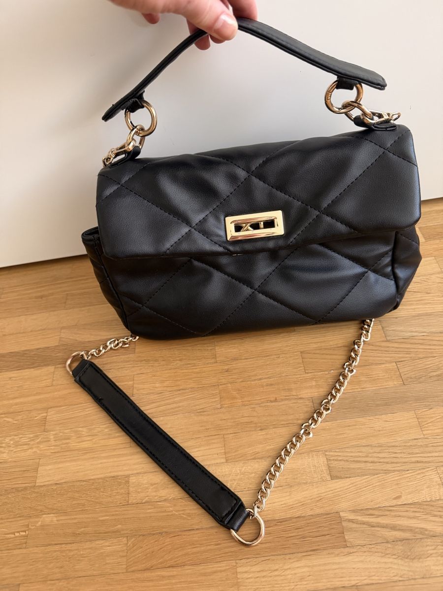 Borse da donna: Kazar GIADA Schwarze gesteppte Handtasche – Usato da Wettingen venduto da iidy 5