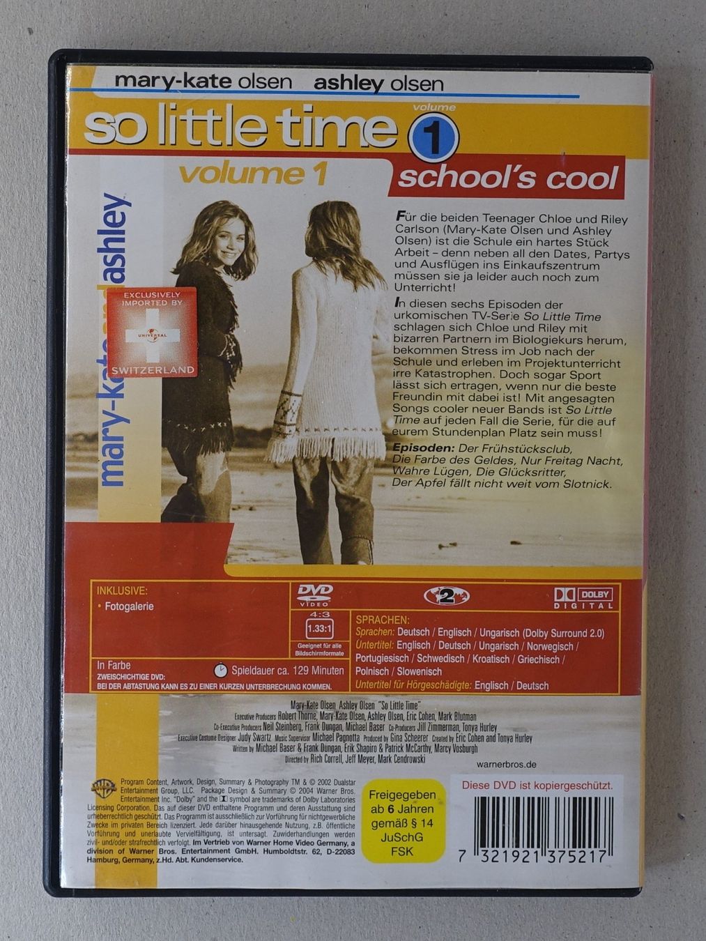 Tutti i DVDs: So Little Time Vol. 1 - School's Cool – Usato da Sessa venduto da fraenklishop 1