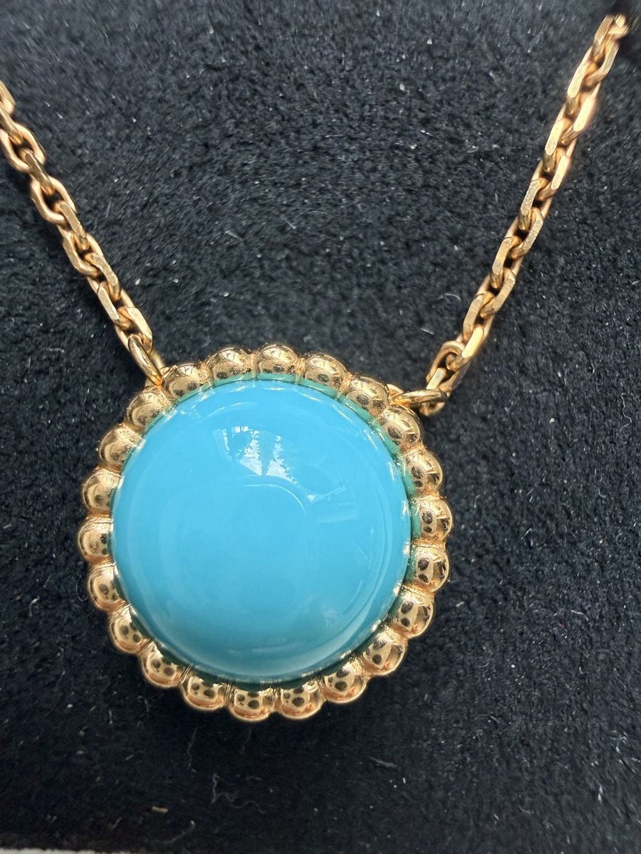 Van Cleef Catenine: Van Cleef & Arpels Perlée Turquoise Necklace - full set 2025 – Nuovo (secondo la descrizione) da Zollikon venduto da 936_7xdb 3