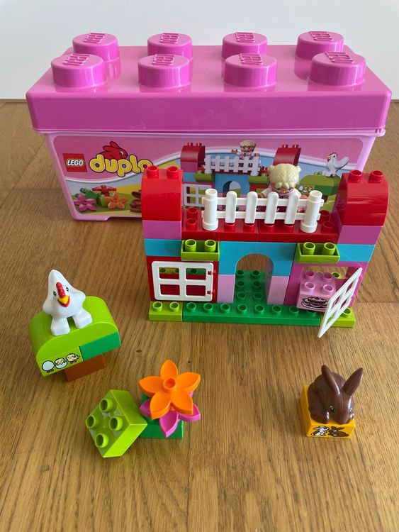 Lego Duplo Farm set 6071227 pink storage box | Kaufen auf Ricardo