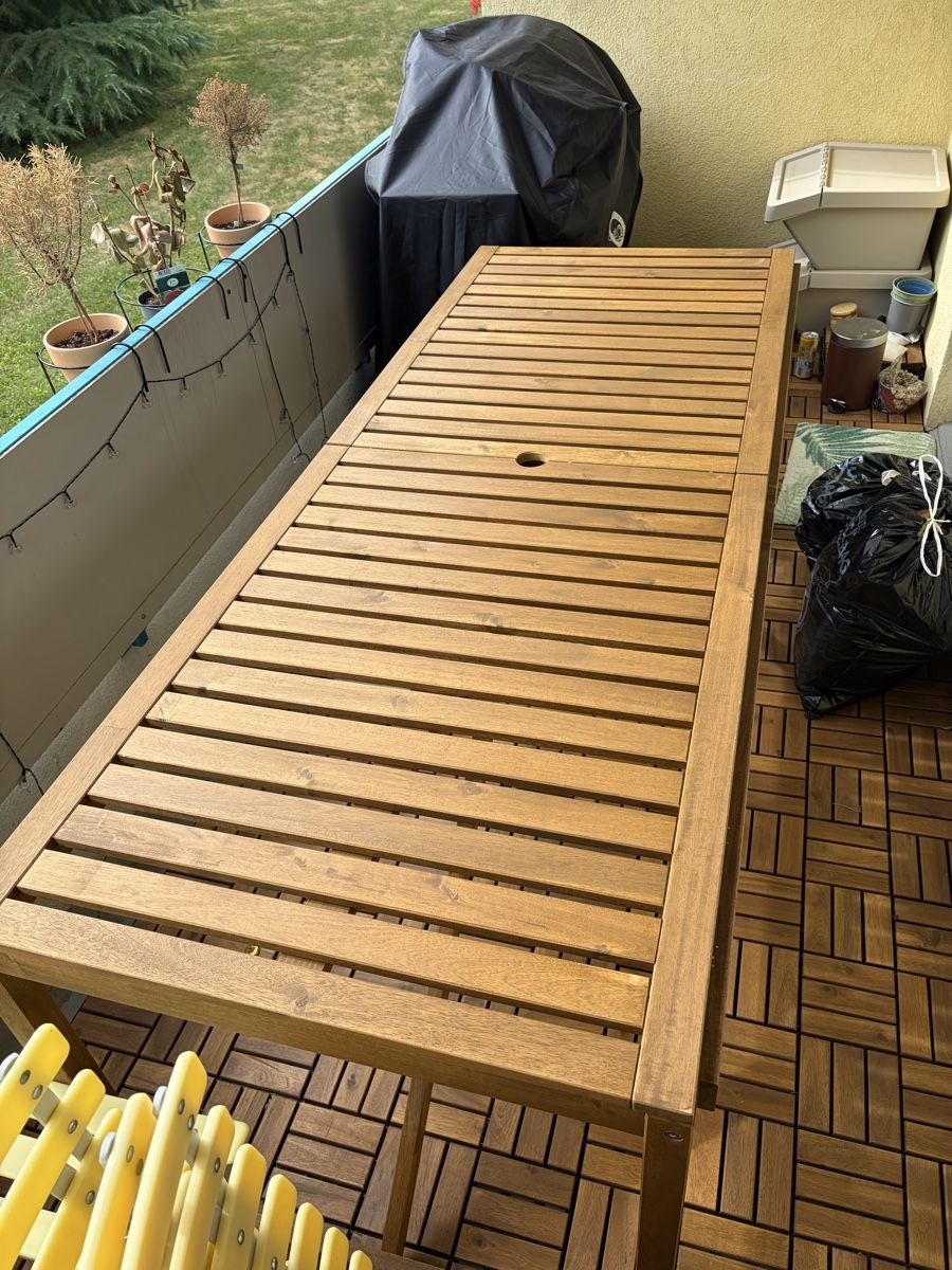 Tables: IKEA NÄMMARÖ Tisch/aussen/hellbraun – D'occasion à Hochdorf par den_9dg5 3