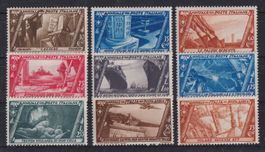 Italia 1932: 9 Werte Aus 'Marsch auf Rom' *