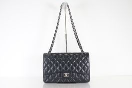 🖤 CHANEL Classic Flap Jumbo – Schwarzes Lammleder NP: 10920
