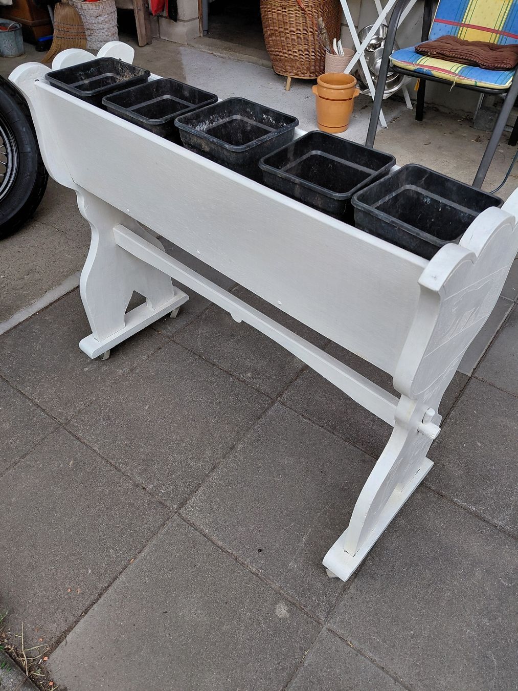 Sonstiges für Haushalt & Wohnen: Blumenmöbel auf rollen b89xt27xh79cm – Gebraucht aus zuchwil von parson65 1