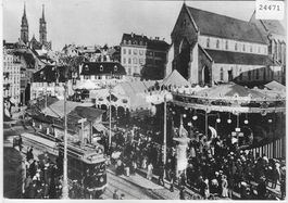 Basel - Messebetrieb auf dem