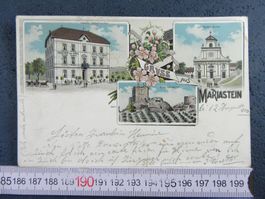 MARIASTEIN 1900 HOTEL JURA LANDSKRON KLOSTER UPU-BRIEFMARKE