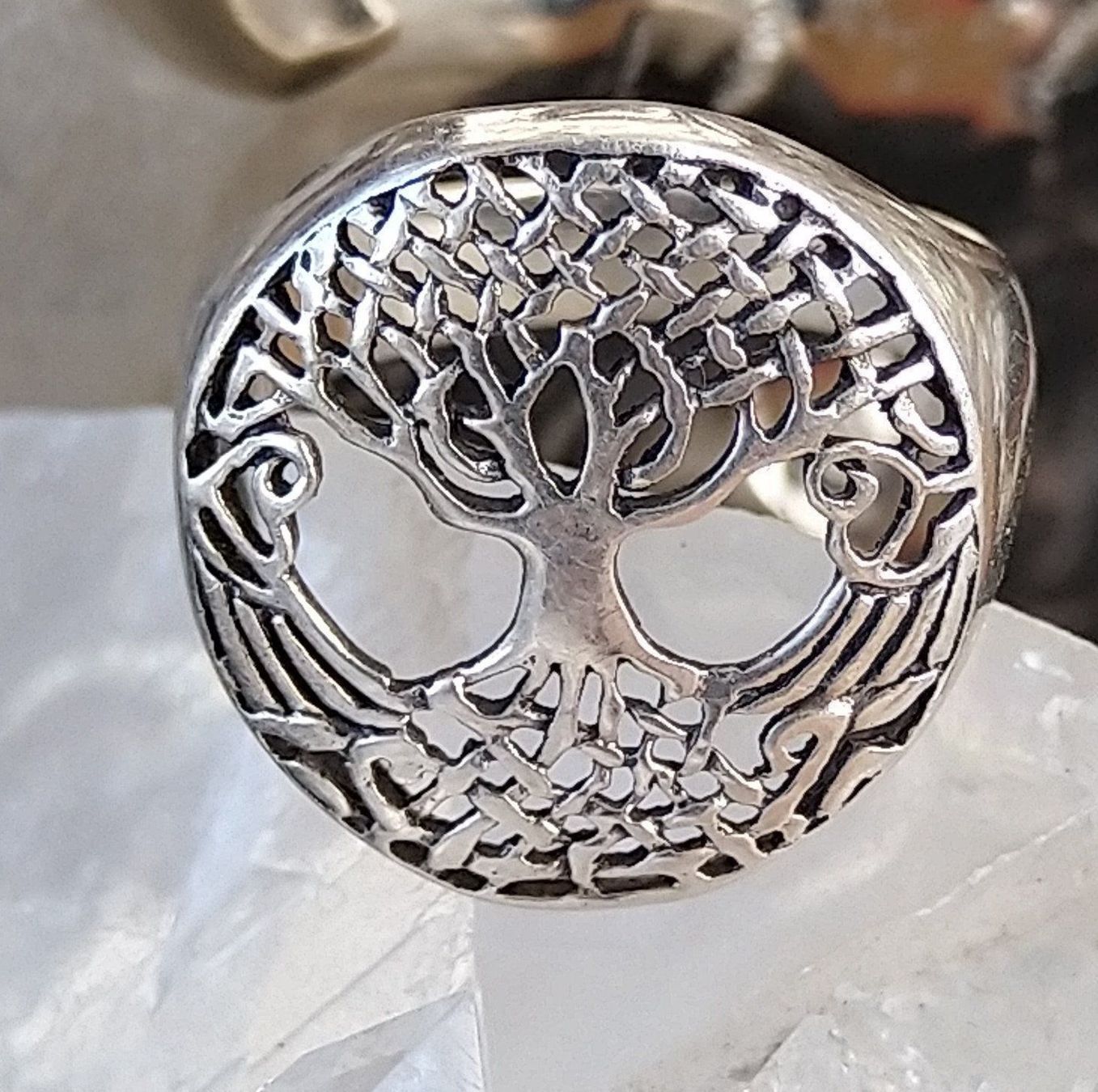 Anelli: BAUM DES LEBENS RING IN 925 SILBER – Usato da Romanshorn venduto da BoutiqueA 1