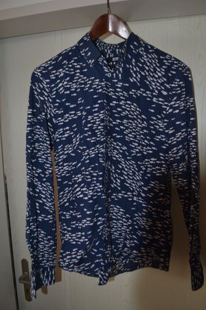 Blaues Hemd von WE slim fit