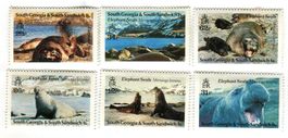 Briefmarken "See-Elefanten". Südgeorgien und die Südlichen S