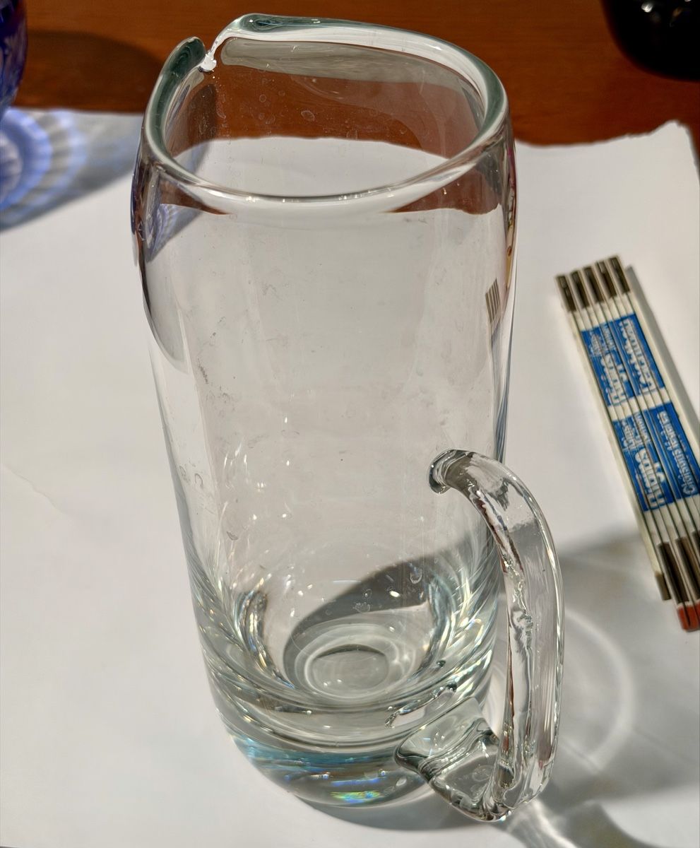 Caraffe: Elegant Glass Pitcher - Perfect for Summer Refreshments – Usato da Lausanne venduto da vas_cdb2 6