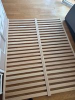 2 Sommiers cadre 80x200 cm lattes pour lit 160x200 cm