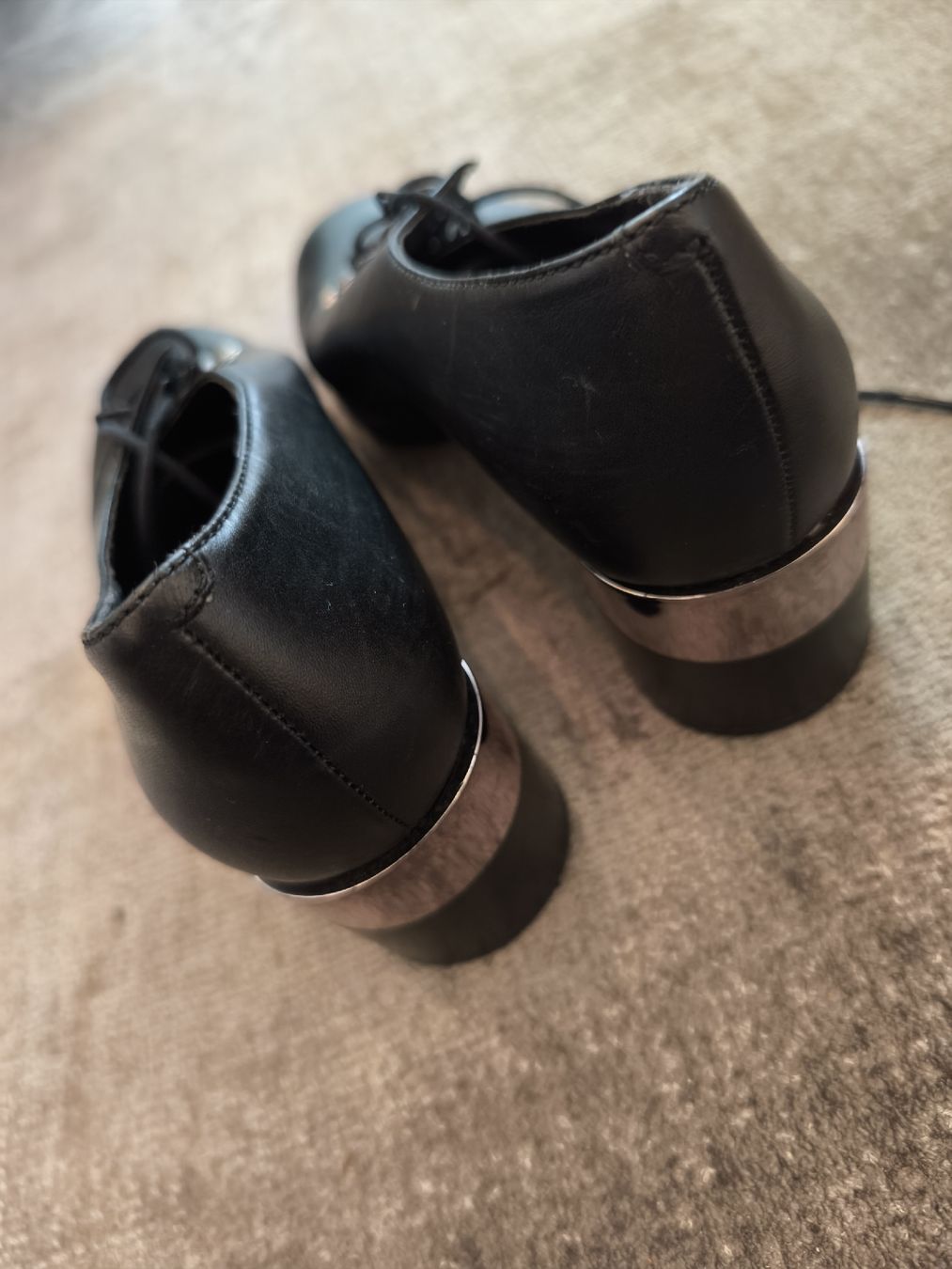 Camper Scarpe da donna: Camper Halbschuhe, Schwarz Leder, Gr. 38 – Usato da volketswil venduto da Kaufenix 1