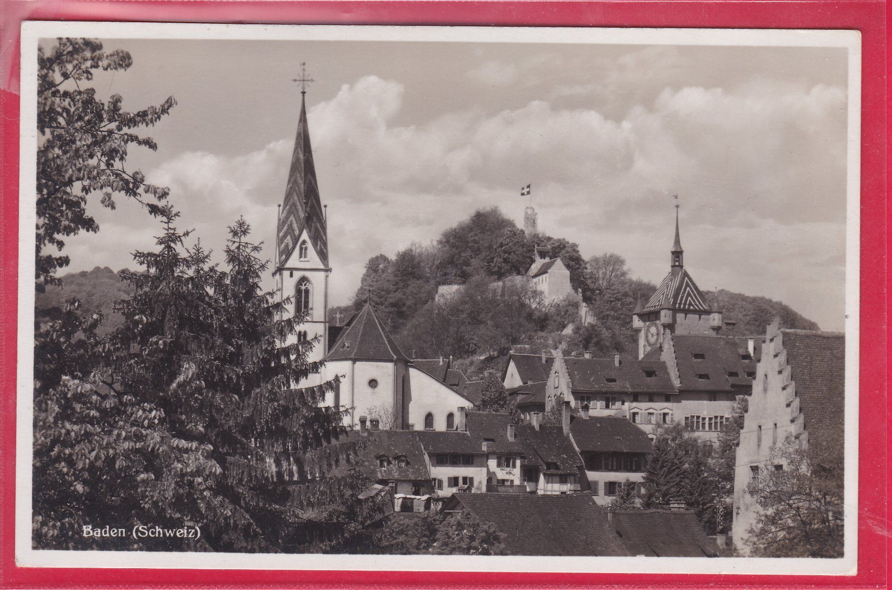 Cartoline postali: BADEN, 9.2.1937 – Usato da Oberrieden venduto da Gebirgsstelze