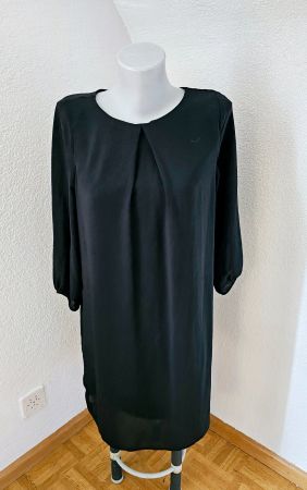 Business Chic schlichtes schwarzes Kleid Gr. 36