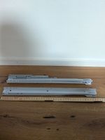 Schubladenschiene Teilauszug mit Dämpfung 400 mm